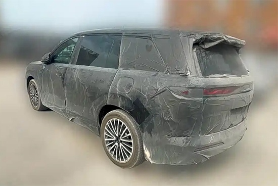 王朝网全新旗舰SUV 比亚迪大唐谍照曝光